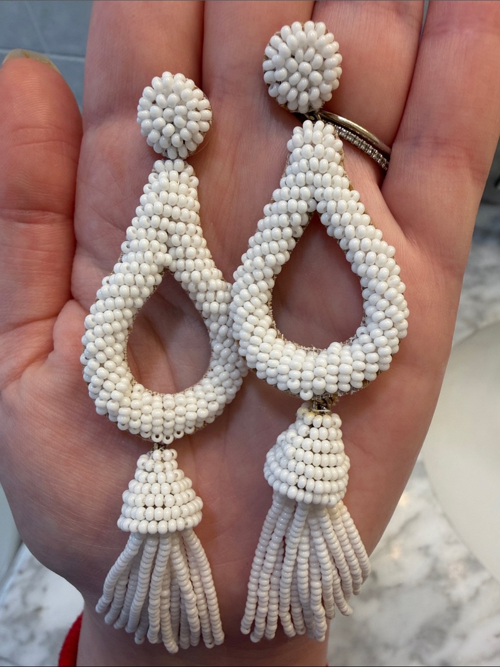 Anthropologie Lavina Hoop Earrings